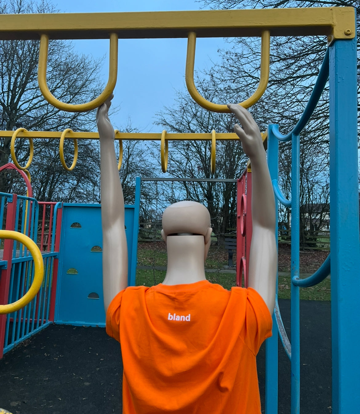 bland t-shirt - ORANGE