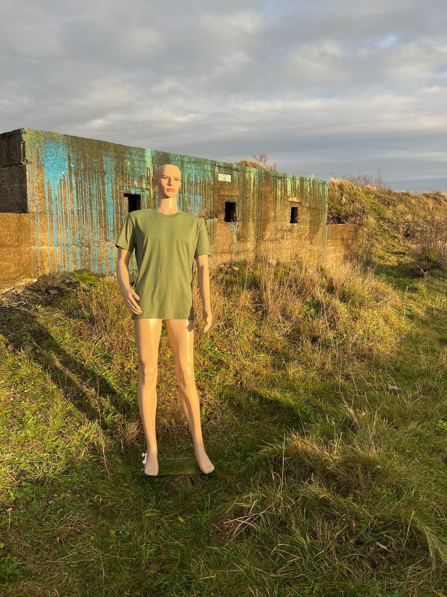 bland t-shirt - GREEN