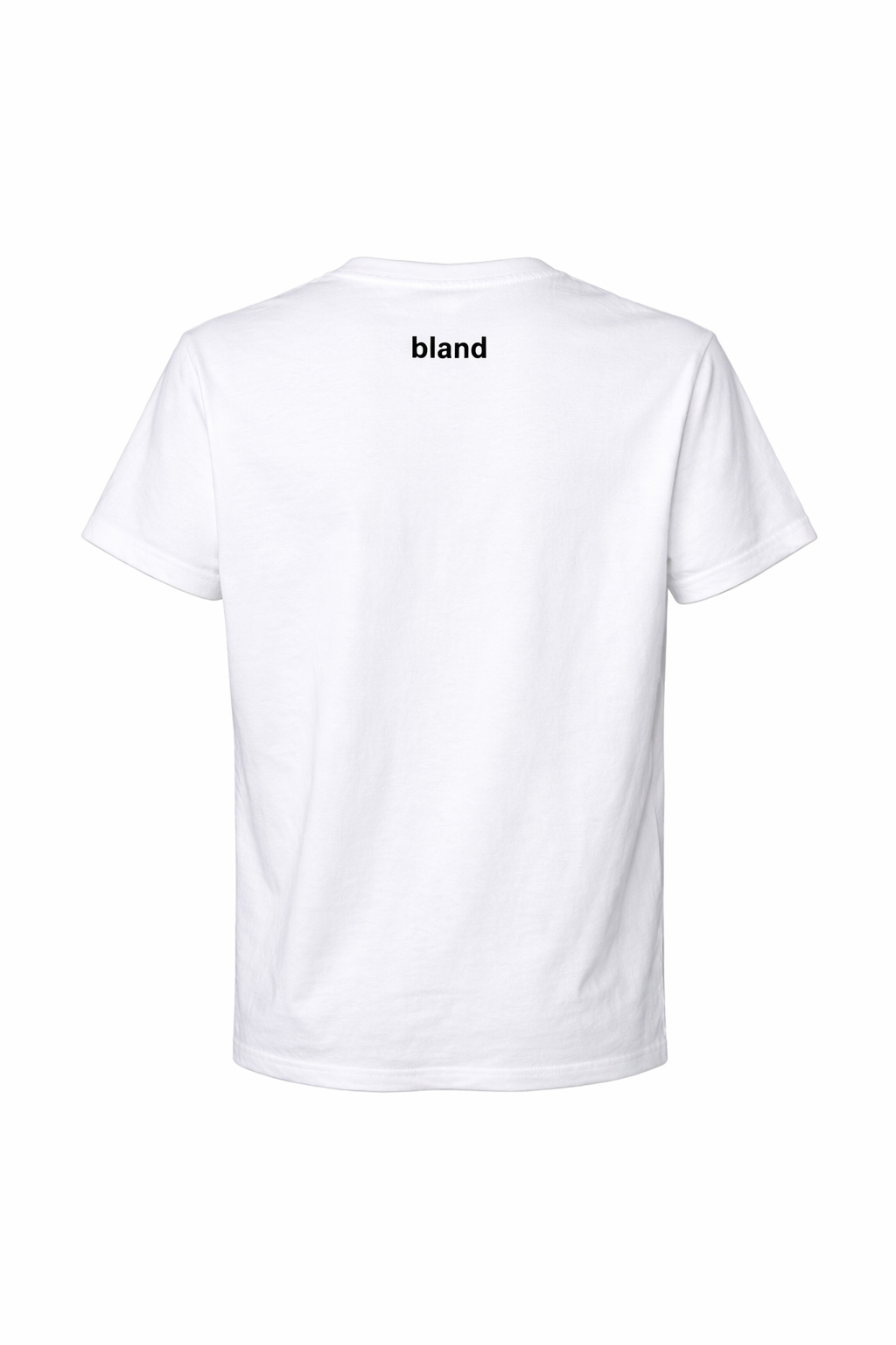 bland t-shirt - WHITE