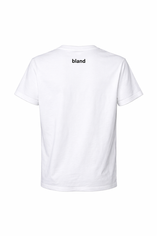 bland t-shirt - WHITE