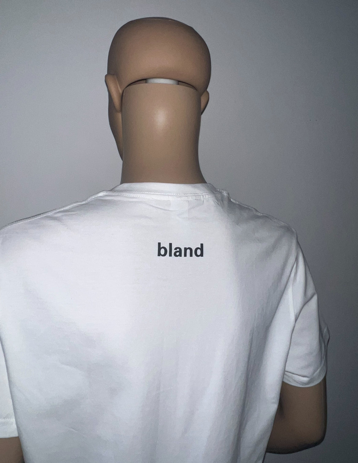 bland t-shirt - WHITE