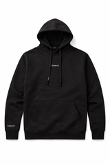 bland hoodie - BLACK