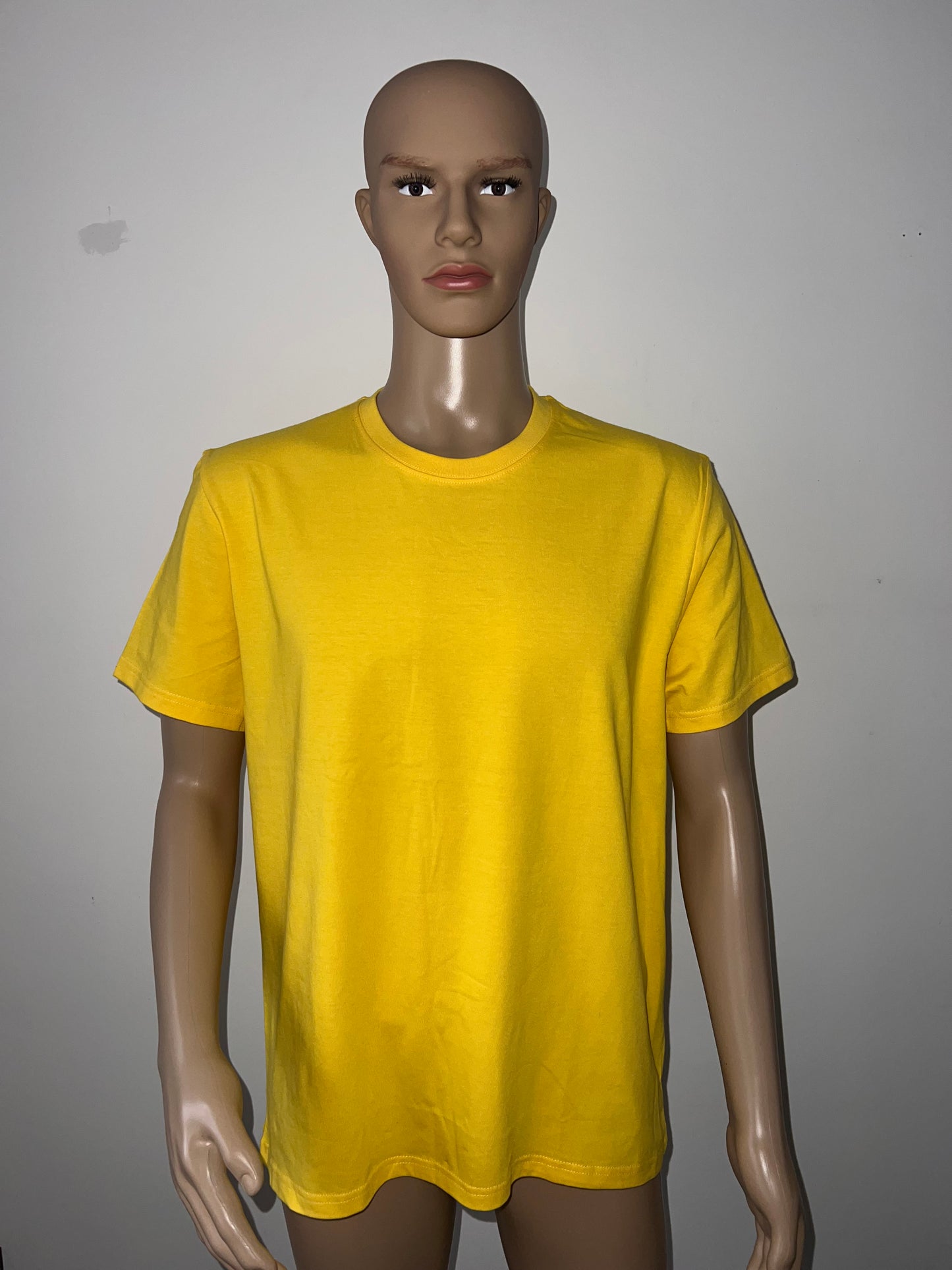 bland t-shirt - YELLOW