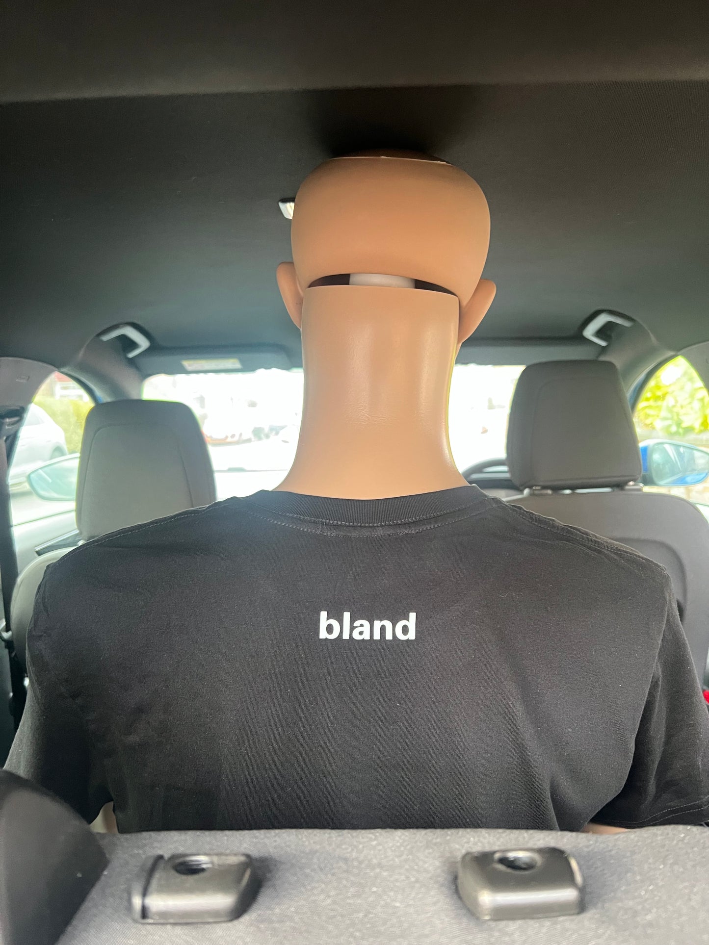 bland t-shirt - BLACK