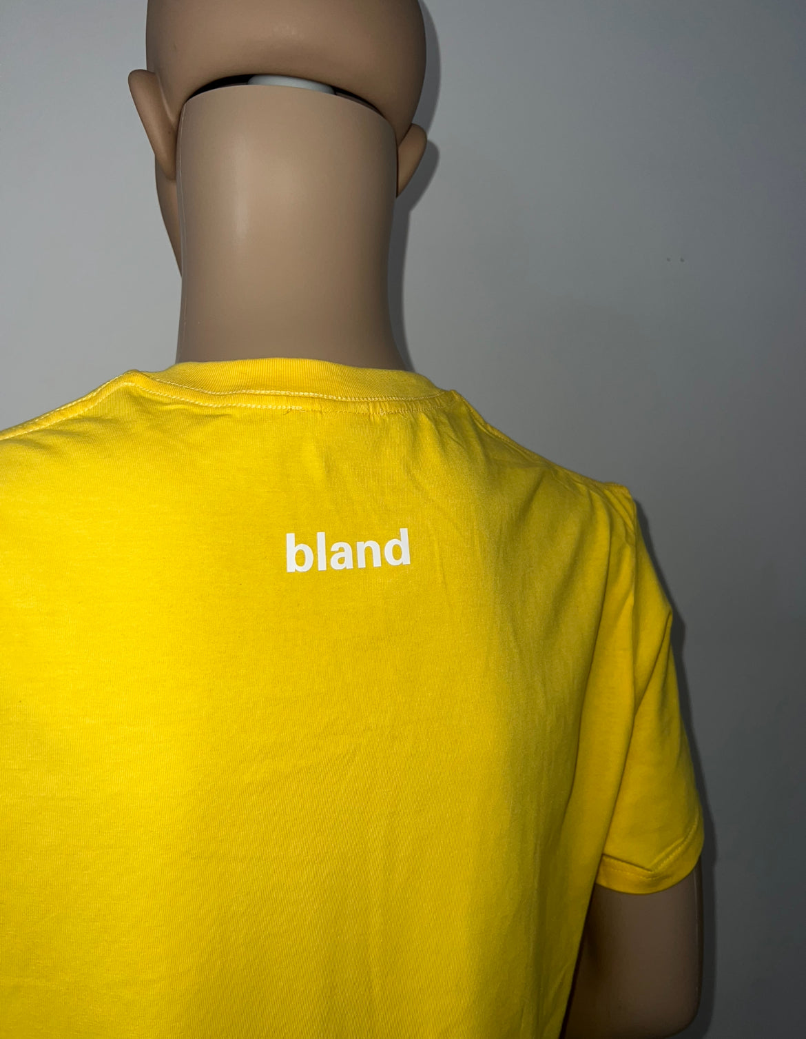 bland t-shirt - YELLOW